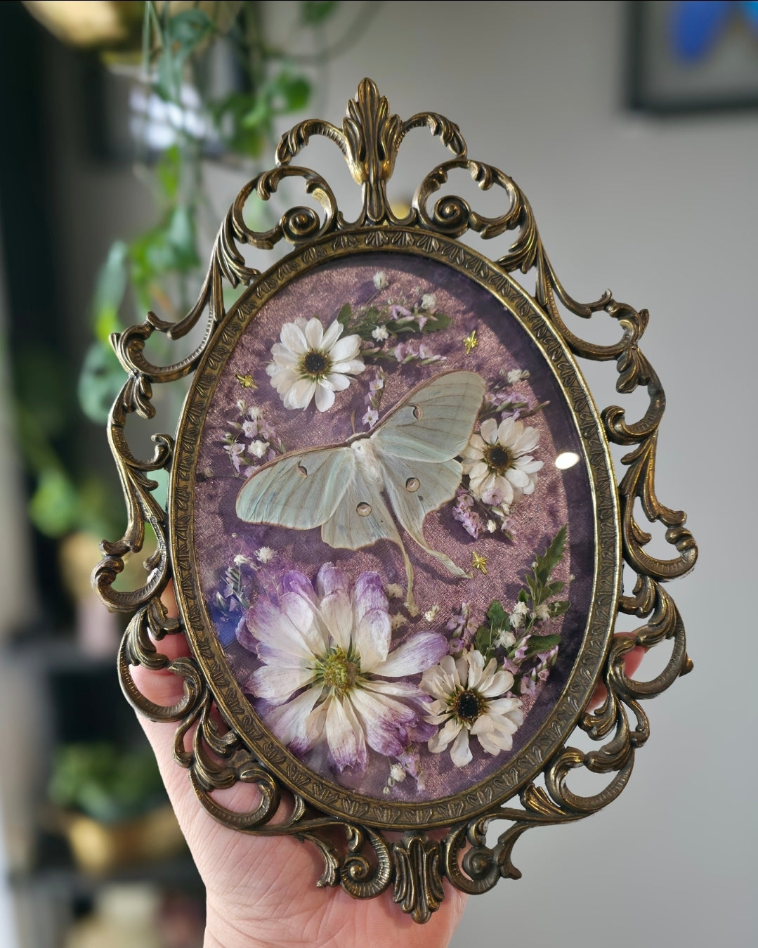 Lavender luna bubble glass