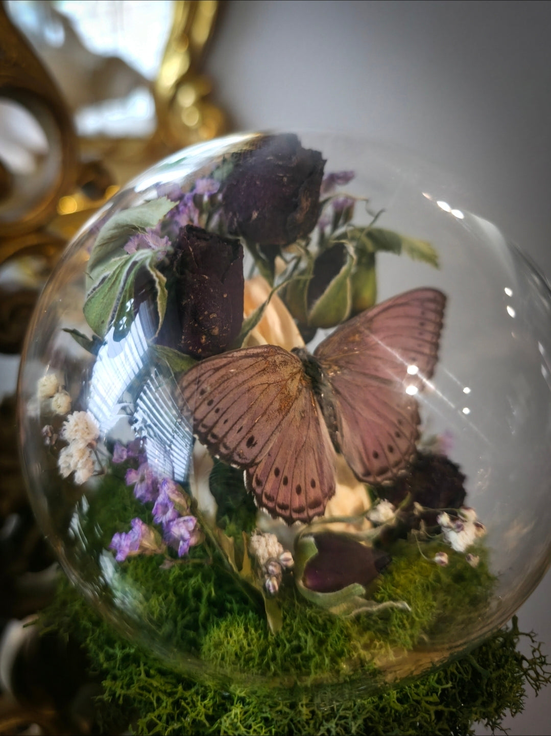 1 Double mirror sconce