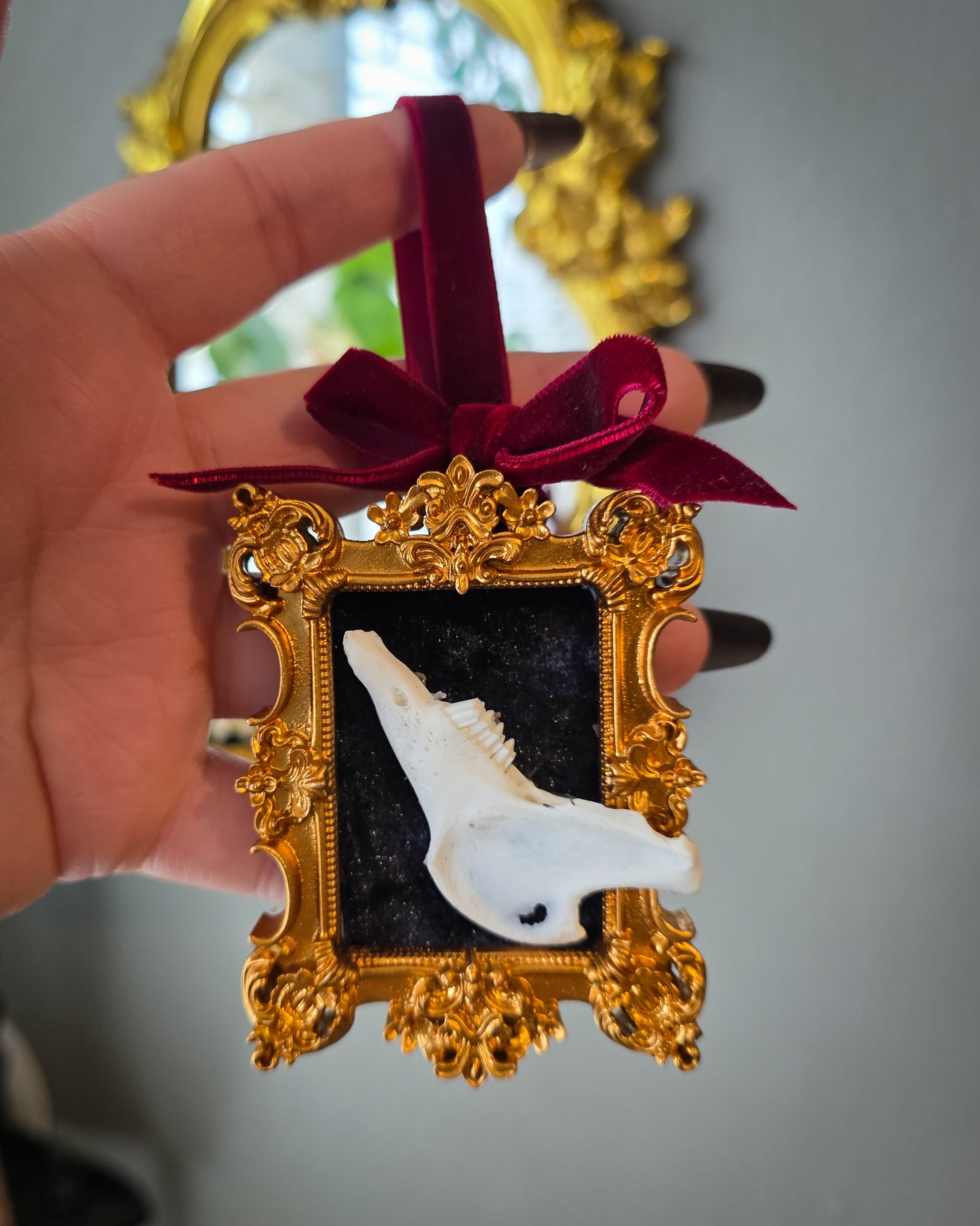 1 Christmas bone ornaments