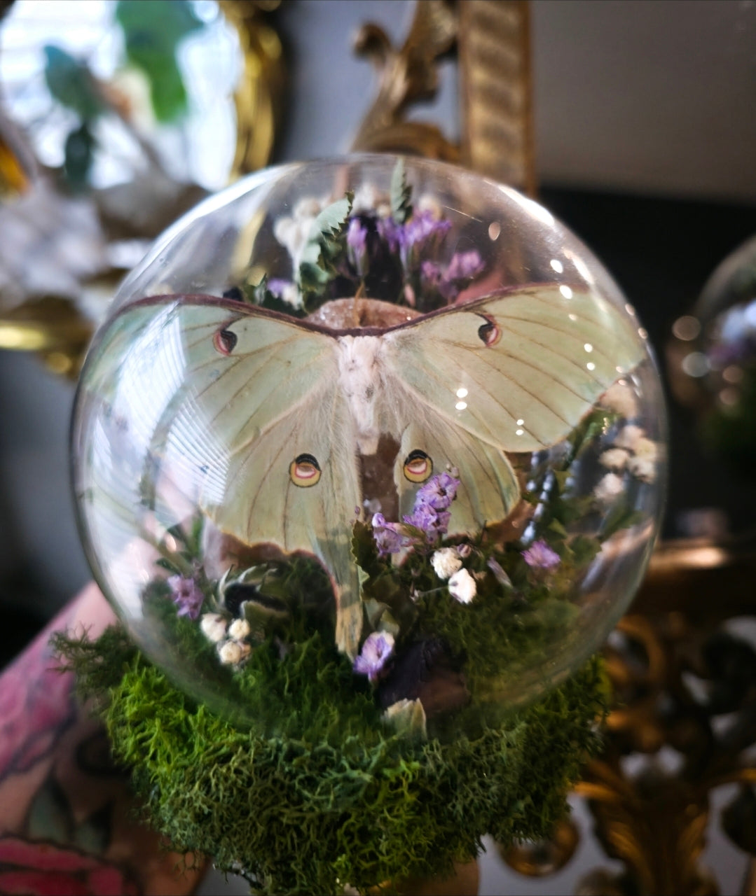 1 Double mirror sconce